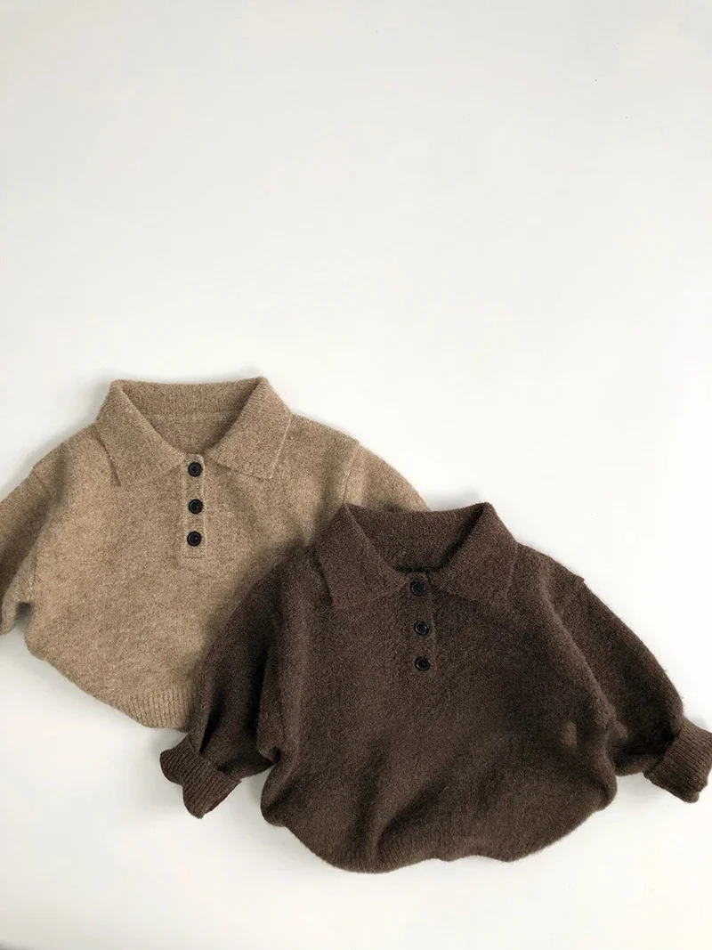 Kids Knit Sweater Autumn Pullover