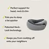 Memory Foam Neck Pillow Cervical Vertebra Travel Portable Noon Break Aircraft U Type Of Pillow Sleep Camping Pillow Carry Bag 6