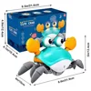 Interactive Crab Toy for Babies Creative Crawling Crab Escape Electronic Toys Animal Pet Runaway with Musical Child Gift 6