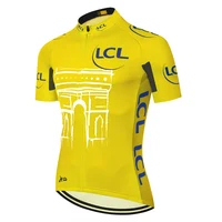 France Tour Cycling Jersey TDF 2023 Short Sleeve Yellow Cycling Clothing Road Bike Shirt Bicycle Tops MTB Wear Uniform Maillot 1