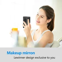 Portable Wireless Bluetooth Speaker Column Super Bass Stereo Subwoofer Handsfree Support TF AUX mirror Alarm Clock temperature 2