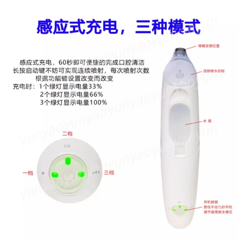 전동 치아 세척기 제트 클리닝 및 휴대용 가정용 물세정기