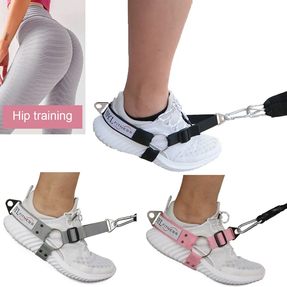 

Ankle Straps Guard Buckle Lifting Rope Power Weight Fitness Resistance Band Body-Building Booty Bands Glute Workout Strap Home