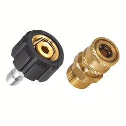 Premium Brass Quick Connect Pressure Washer Adapter Set (A)