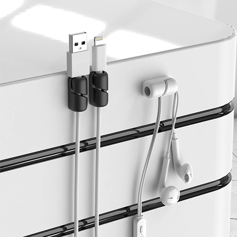

20 Adhesive Cable Clips Outdoor Cable Holder Clamps Cable Management Organizer Sticky Wire Clips Cord Holder for Car Office Home