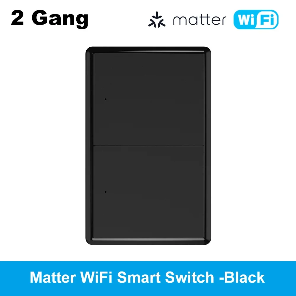 Manhot Matter WiFi Smart Wall Light Switch 1 2 3 thumbnail 3