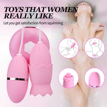 2022 New Remote Control Vibrating Egg Vaginal Vibrating Balls Sex Toys for Adults 18 Wireless USB Waterproof Vibrator 4