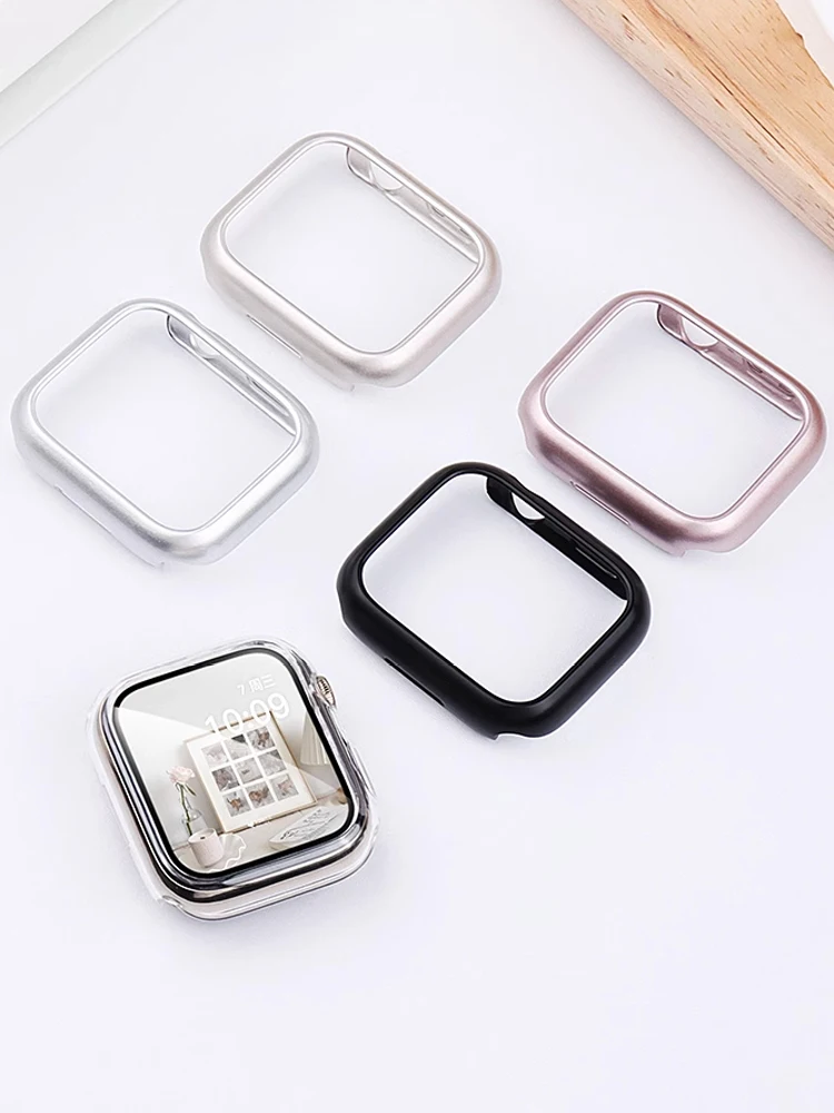 Premium Apple Watch Case Cover with PC Screen Protector Bumper