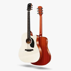 Guitare classique 6 cordes en bois de rose de 40/41 pouces, Instrument de musique pour débutant avec sac d'accessoires BS50JT 
