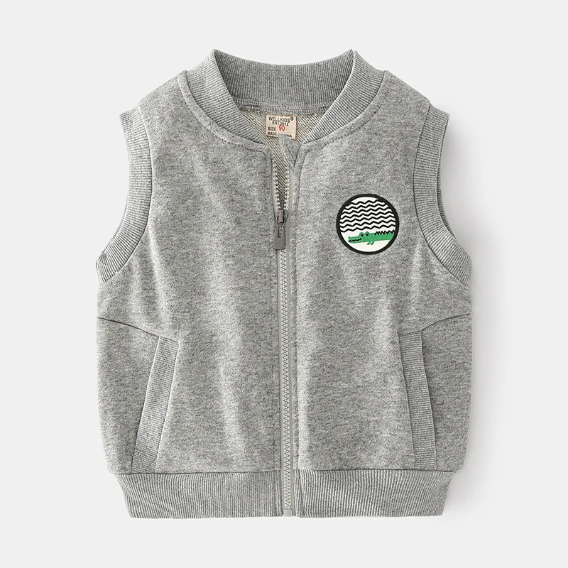 Boys Waistcoat Toddler Kids Zipper Cotton Vests Children's Clothes Jacket Coat children vest