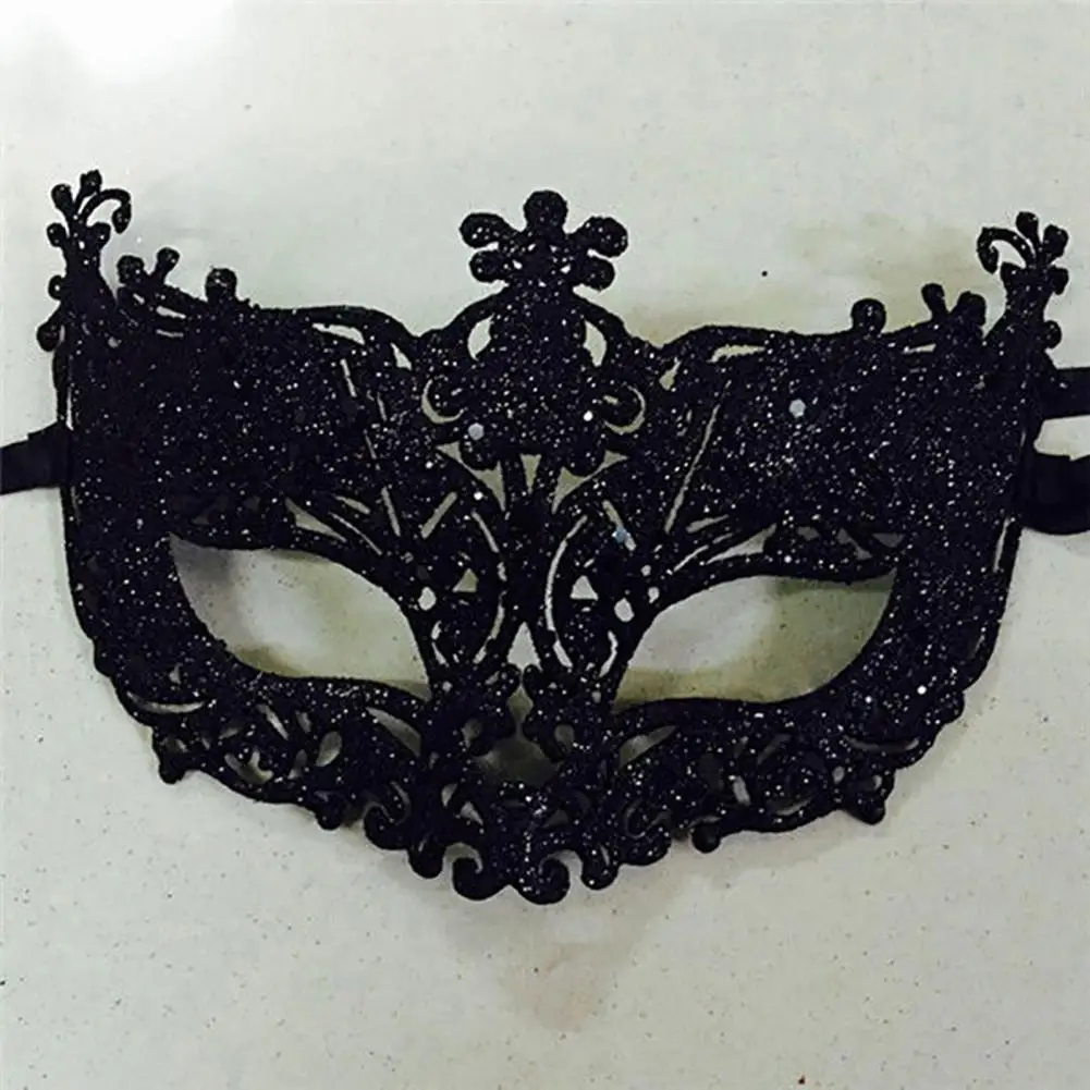 Half Face Mask Masquerade Mask Full Face Mask Glitter Anime Cosplay Mask Masquerade Face Mask Sexy Prom Party Props Costume Halloween Nightclub Queen Eye Babydolls