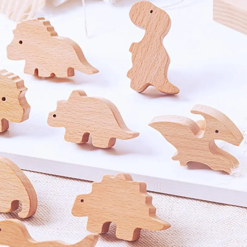 Wooden Animal Drawer Knobs for Baby