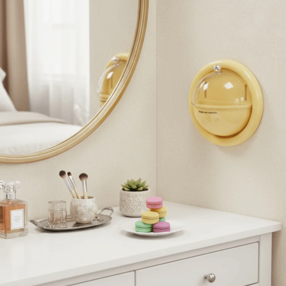 Rotating Flip Cover Single-use Essence Storage Box Dopamine Hemispherical Dust-Proof Box Plastic Compartment High-Capacity Box