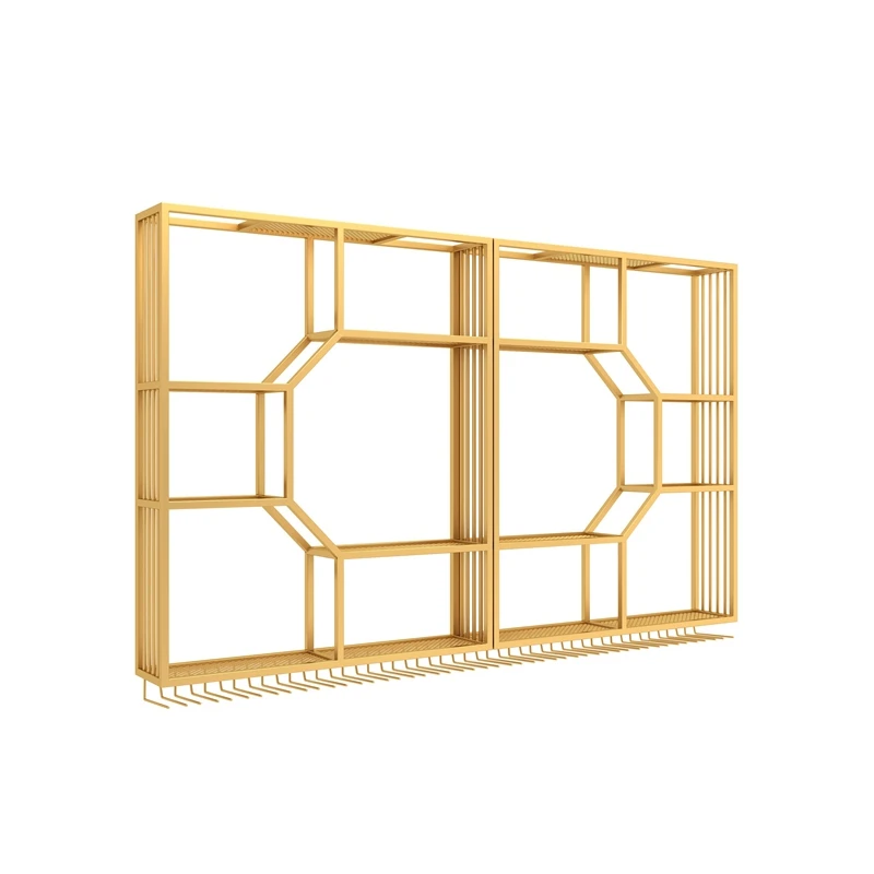 Canteen Bar Wall Furniture Liquor Living Room Cabinet Luxury Vino Fridge Glass Showcases For Collection Wine Rack Wine Home Set
