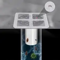 Disposable Hair Catcher Shower Floor Drain Sink Strainer Sewer Filter Mesh Stickers Multifunctional for Bathroom Kitchen 10x10cm 3