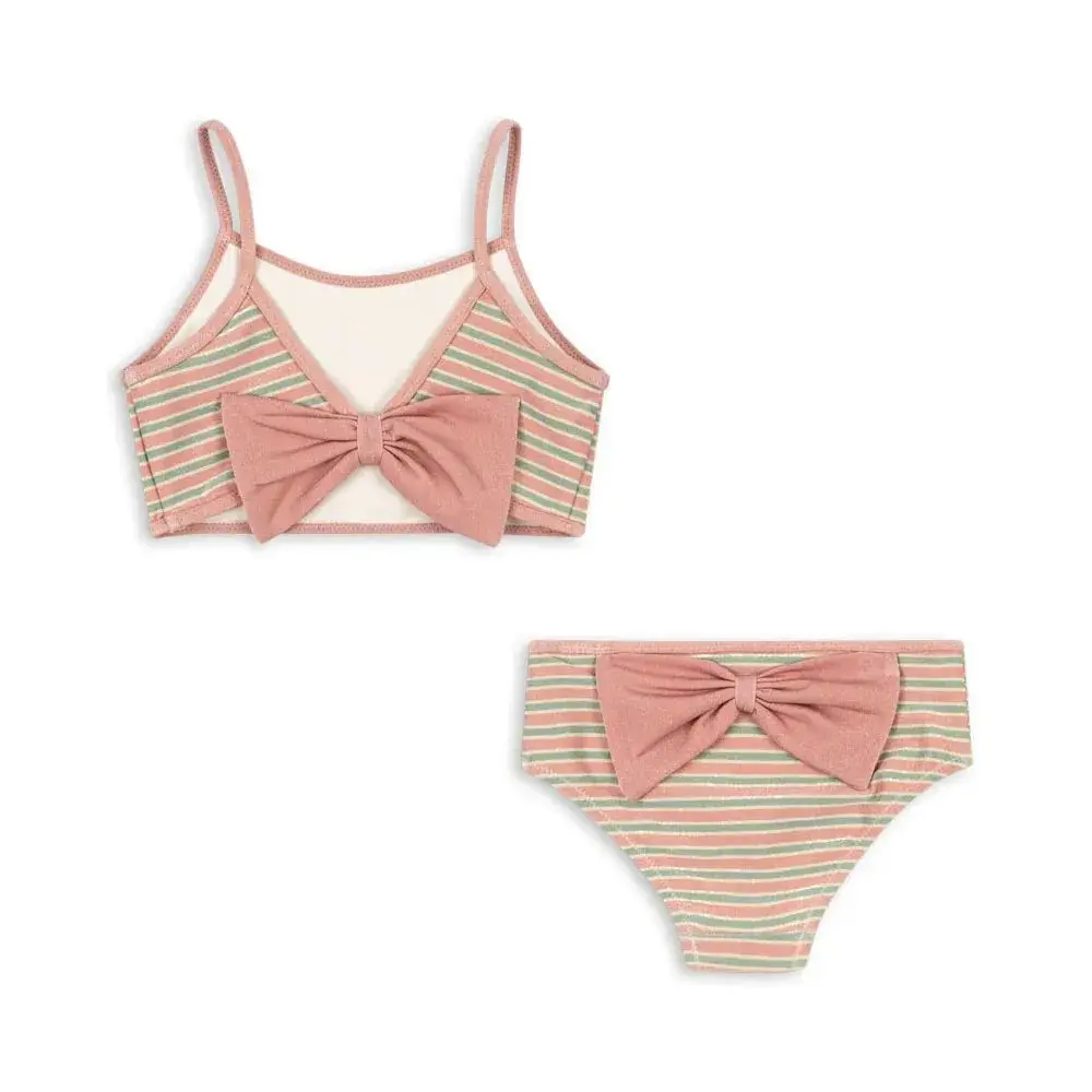 Kids Swimwear for Girls New Summer Cherry KS Toddler Boys Clothes Baby Swimsuit Flower Swimwear Children Cute Bow Bikini Set - 6
