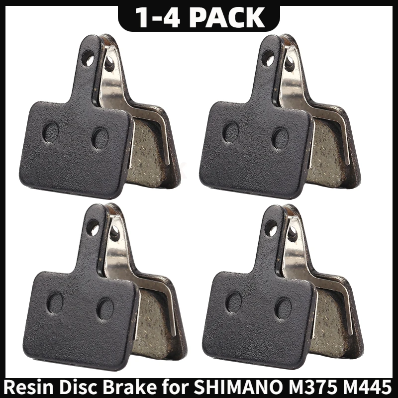1-4 Pack MTB Mountain Bike Brake Pads for SHIMANO M375 M445 M446 Bicycle Parts Cycling Resin Organic Disc Road Cycling Parts bicycle disc brake pads brake pads bike brake pads