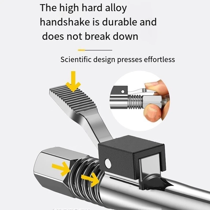 Grease Tool Coupler 12000 PSI NPTI/8 Oil Injection Nozzles Nozzle Oil Pump Car Syringe Lubricant Tip Repair Accessories