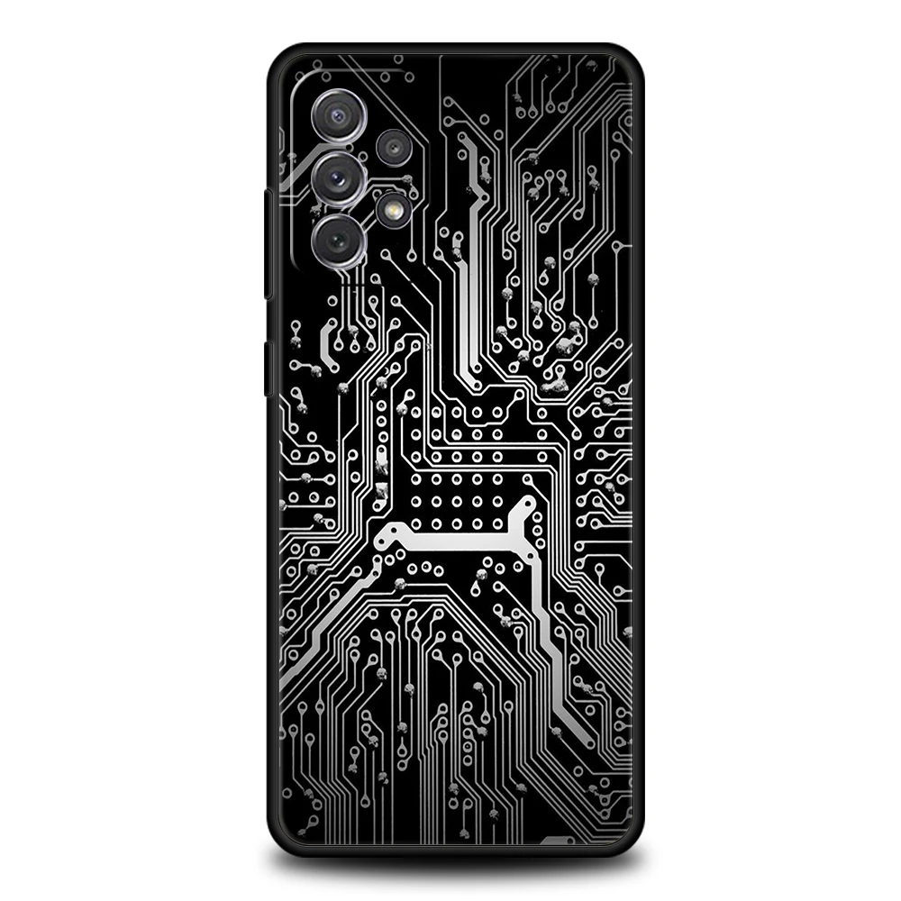 Inside Motherboard Circuit Design TPU Phone Case