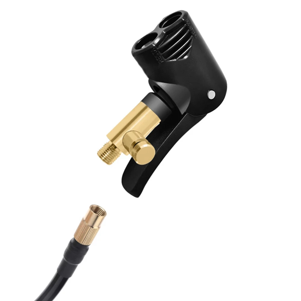 Description Picture 4 of itemBicycle air nozzle Brass Portable Inflatable Pump Bike Tire Air Chuck Pump Valve Connector Adapter Bicycle Tyre Wheel Valve part