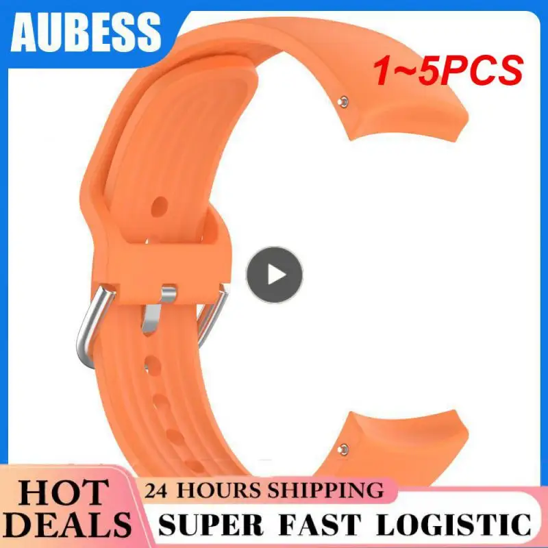 

Ремешок силиконовый изогнутый для MI Watch S1, спортивный браслет для наручных часов Mi Watch 42 мм 46 мм, 1 ~ 5 шт.