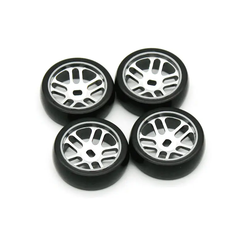 Wltoys K989 K969 284131 284010 1/28 RC Remote control car accessories Metal hub drift tires 4