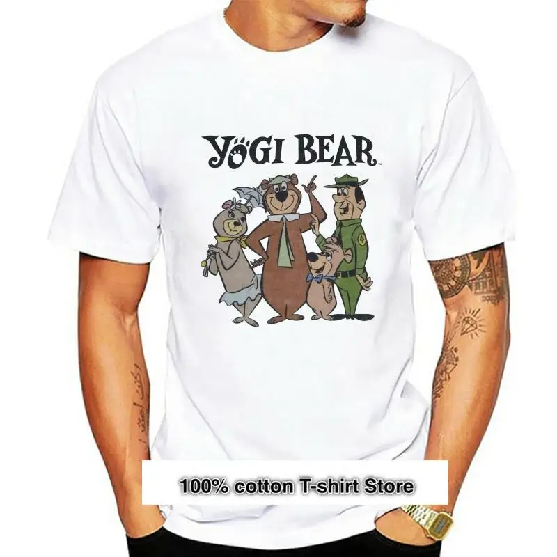 Camiseta De Dibujos Animados Retro Yogi Bear _ Size Medium _ New W.