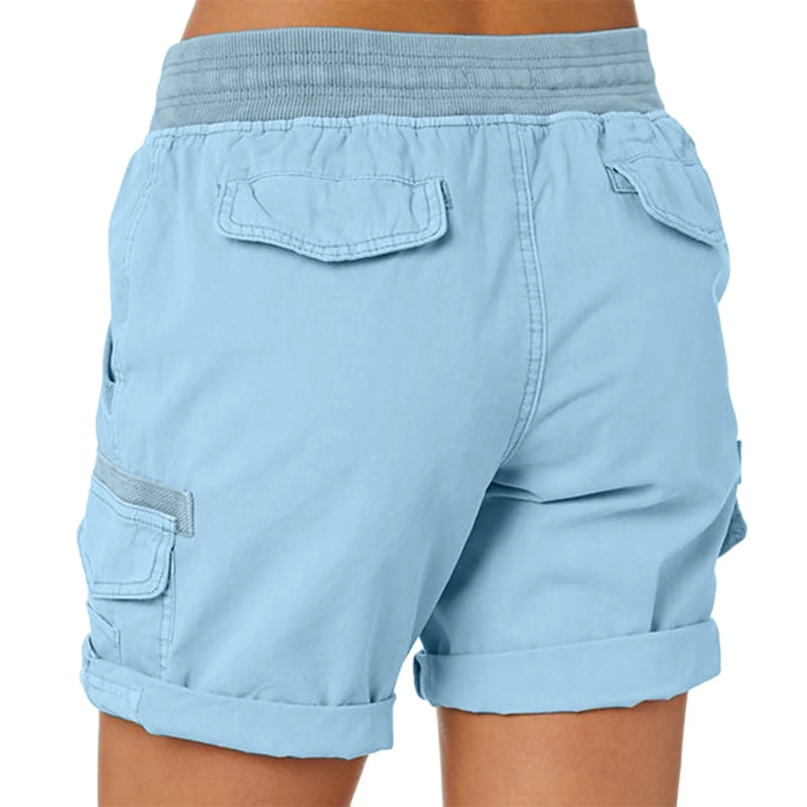 Women Summer Outdoor Active Shorts Loose Hiking Lightweight Female Cargo Shorts with Pockets sports Travel Quick Dry Shorts