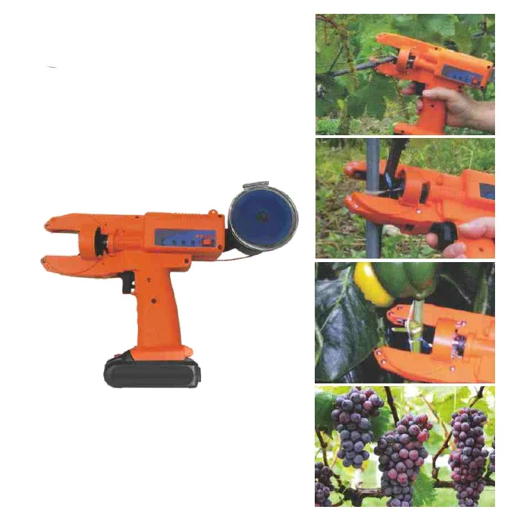 Přenosné automatický elektrický rostlina révy uzel tying stroj pro zemědělství hrozen rajče okurka
