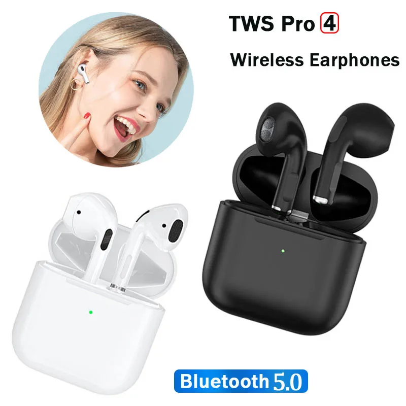 Беспроводные наушники Pro 4 TWS Bluetooth 5 0 мини-наушники-вкладыши наушники-вкладыши