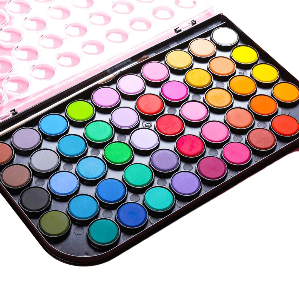 

Durable Painting Tools Pigment 1 Set 48 Colors 98cm*17*2cm For Beginners Multi-purpose Multiple Tools Pearlescent