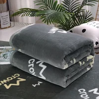 2024 Thickened Mink Blanket Double-sided Fleece Casual Blanket, Farley Fleece Pillowcase Sheet Blanket 1