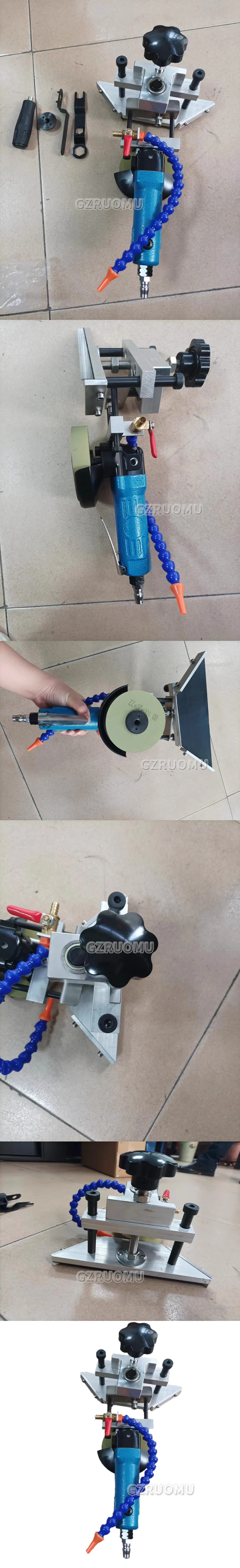 Handheld Glass Pneumatic Chamfering Machine Glass Safety Angle Chamfering Machin