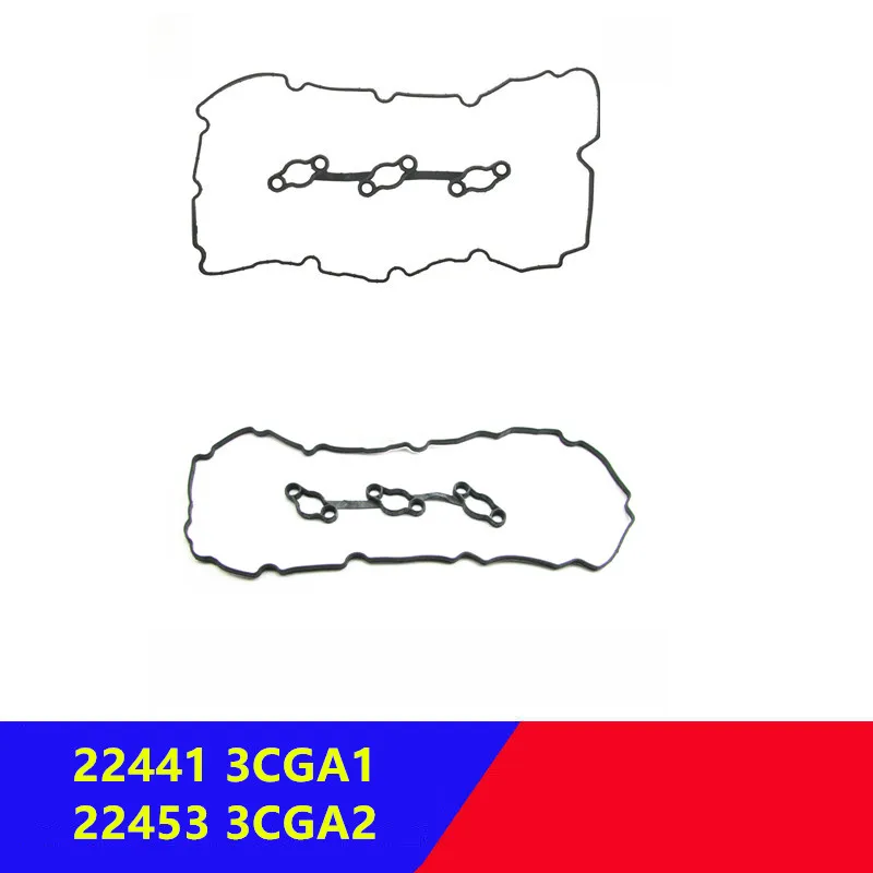 

2PCS 224413CGA1 224533CGA2 Rocker Cover Gasket For Hyundai Santa fe DM Azera for kia K9 Sedona V6 22441-3CGA1 22453-3CGA2