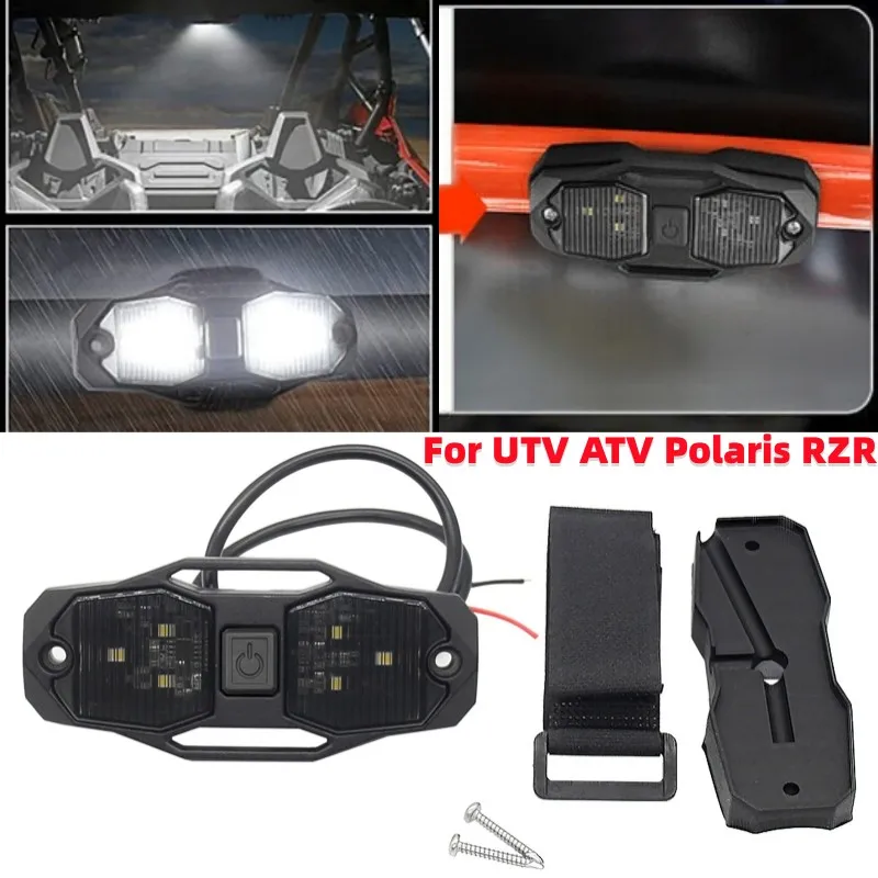12V Universale Led Dome Light Car Roll Bar Mount Led Dome Light Con Interruttore Per Utv Atv Polaris Rzr Golf