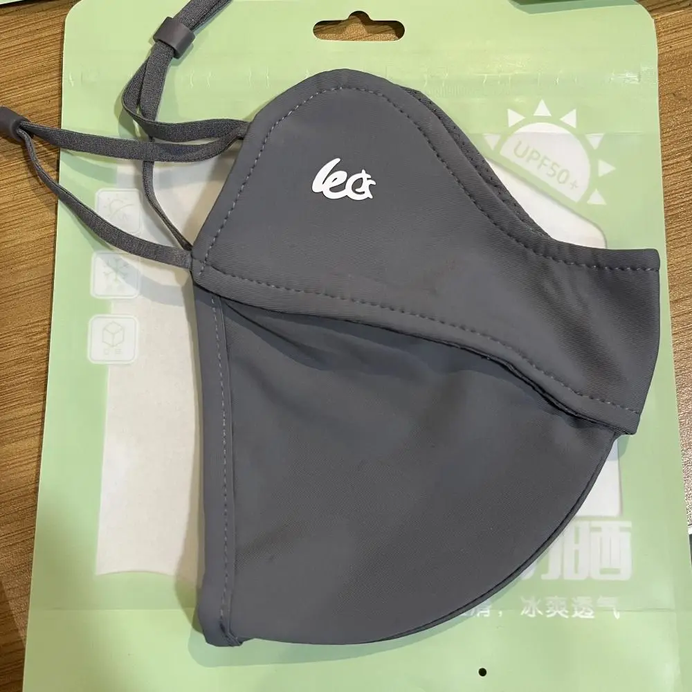 Summer Ice Silk Mask UV Sun Protection Motorcycle Cycling Face Mask Women Men Breathable Face Cover Ice Silk Shield