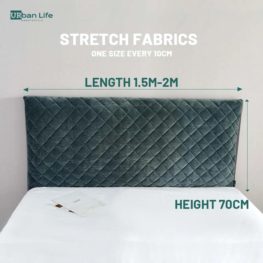 Thicken Headboard Cover Bed Back Dust Protector Cover Velvet Bed Haed Quilte Head velvet headboard cover bed headboard cover