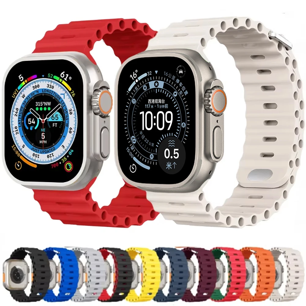 Breathable Silicone Sport Strap Replacement Wristband