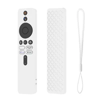 Silicone Drop-Proof Shell Remote Control Covers with Lanyard Shockproof Anti-Slip Accessories for Xiaomi 4K TV MiBoX 2nd Gen 2