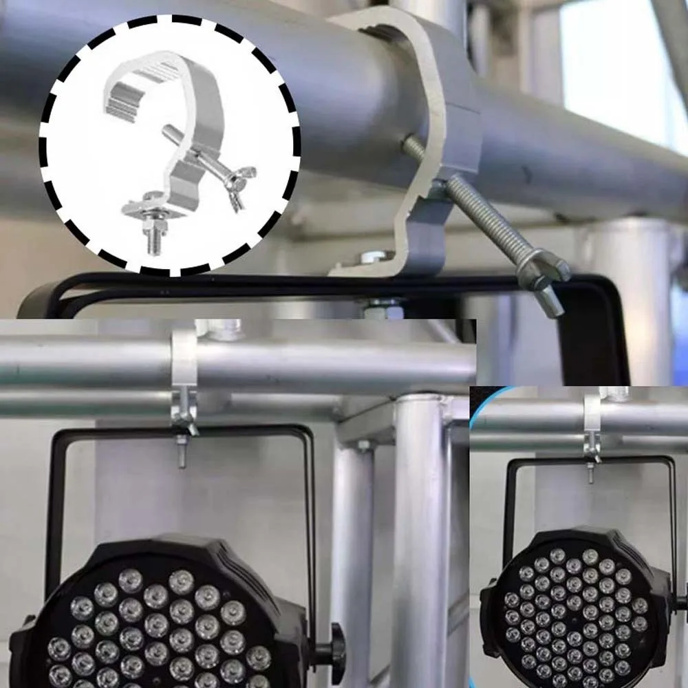 10pcs Stage Lights Hangings Light Hook Par Lamp Fixed Clip Aluminum Alloy Stage Lights Clamps Lights Clamp Bracket