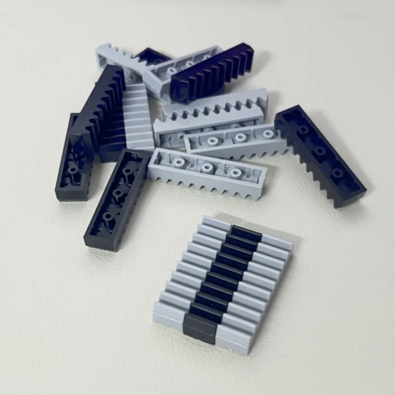 50PCS 3743 기어 랙 1x4 기술 MOC DIY 빌딩 블록 호환 하이테크 선물..