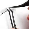 Precision Eyelashes Extension Tweezers Black For Make Fans Boot Isolation False Lash Clip Tongs Nail Art Makeup Tools Supplies 6