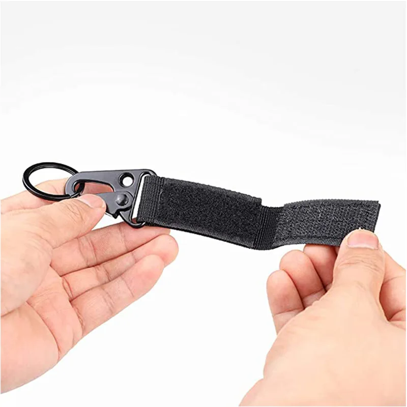 Tactical Molle Clip Buckle Nylon Belt Key Ring Keychain Holder Carabiners Hanger Buckle Hook Outdoor Hiking Camping Climbing key chain clip,carabiner belt clip,carabiner clips,tactical buckle,tactical keychain,keychain carabiner,keychain tool,keychain charm