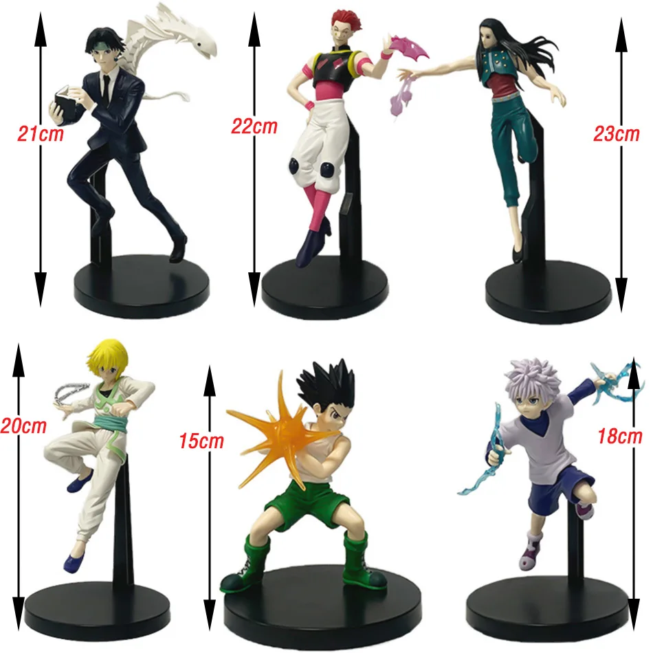 Hunter X Hunter Collector's Edition 6-Piece Anime Figure Set - Premium PVC Action Figures & Gifts