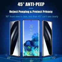 3PCS Anti-Spy Hydroge Film Screen Protector For Samsung Galaxy S9 S10 S20 FE S21 Plus S22 S23 24 Ultra Note 10 20 Privacy Film - Image 2
