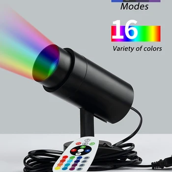 무대 LED 스포트라이트 RGB 램프 원격 제어 조정 가능한 분위기 장식 실내 천장 조명, KTV 바 디스코 네온 조명무대 LED 스포트라이트 RGB 램프 원격 제어 조정 가능한 분위기 장식 실내 천장 조명, KTV 바 디스코 네온 조명