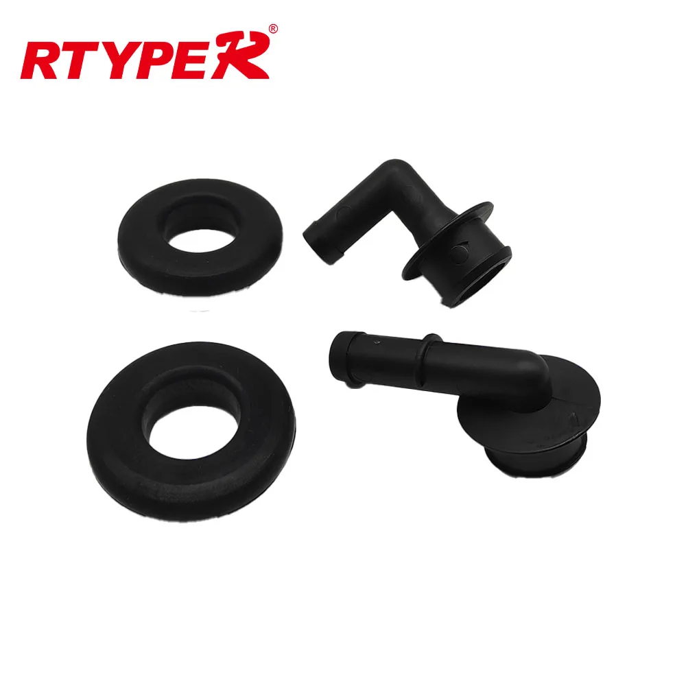 

2PCS 53013360AA PCV CCV Set Of Vent Valve Elbows & Grommet For 2000-2004 Jeep Grand Cherokee 4.0L