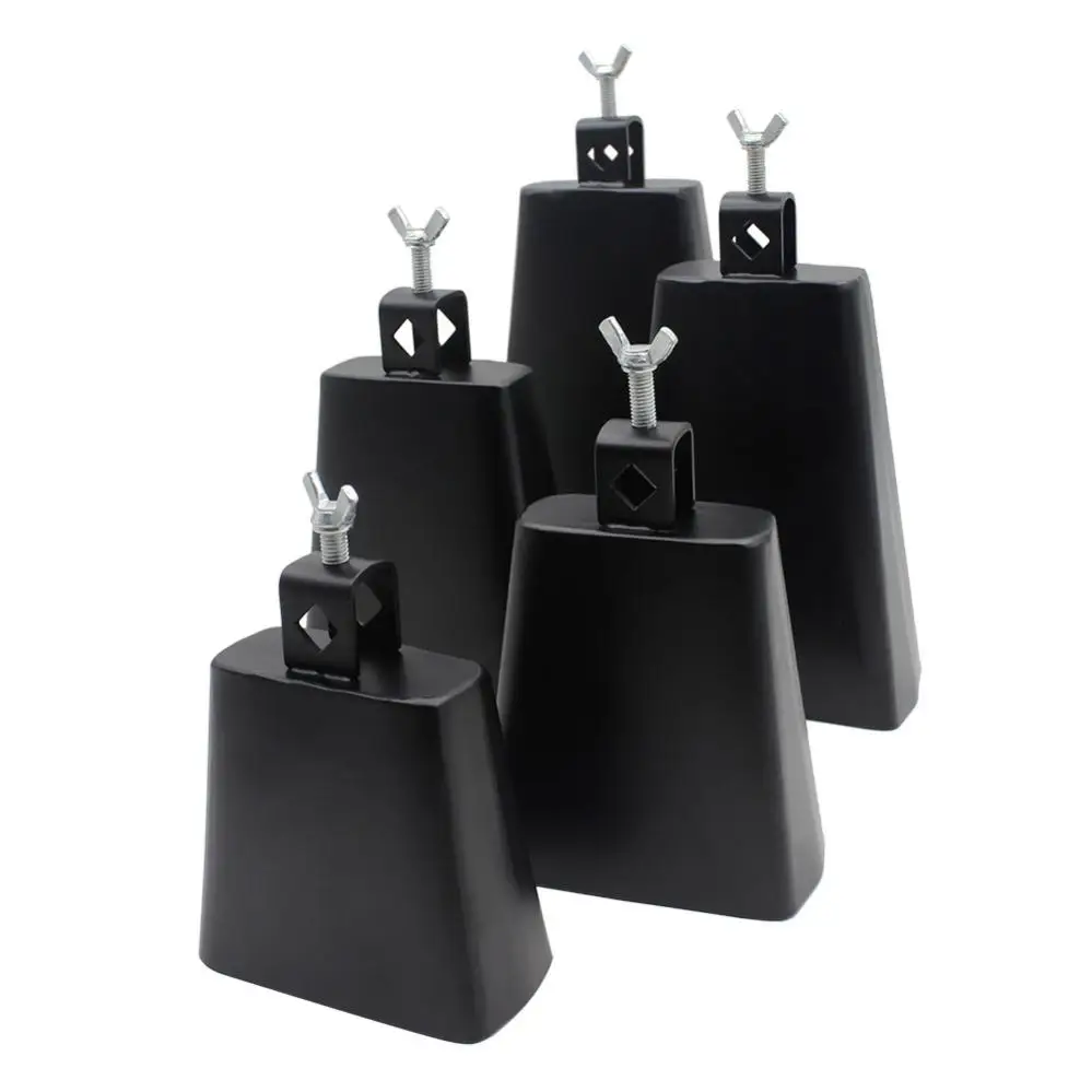 4 / 5 / 6 7 8 Inch Cowbell Metal Iron Noise Makers Jazz Drum Percussion Instruments Accessories