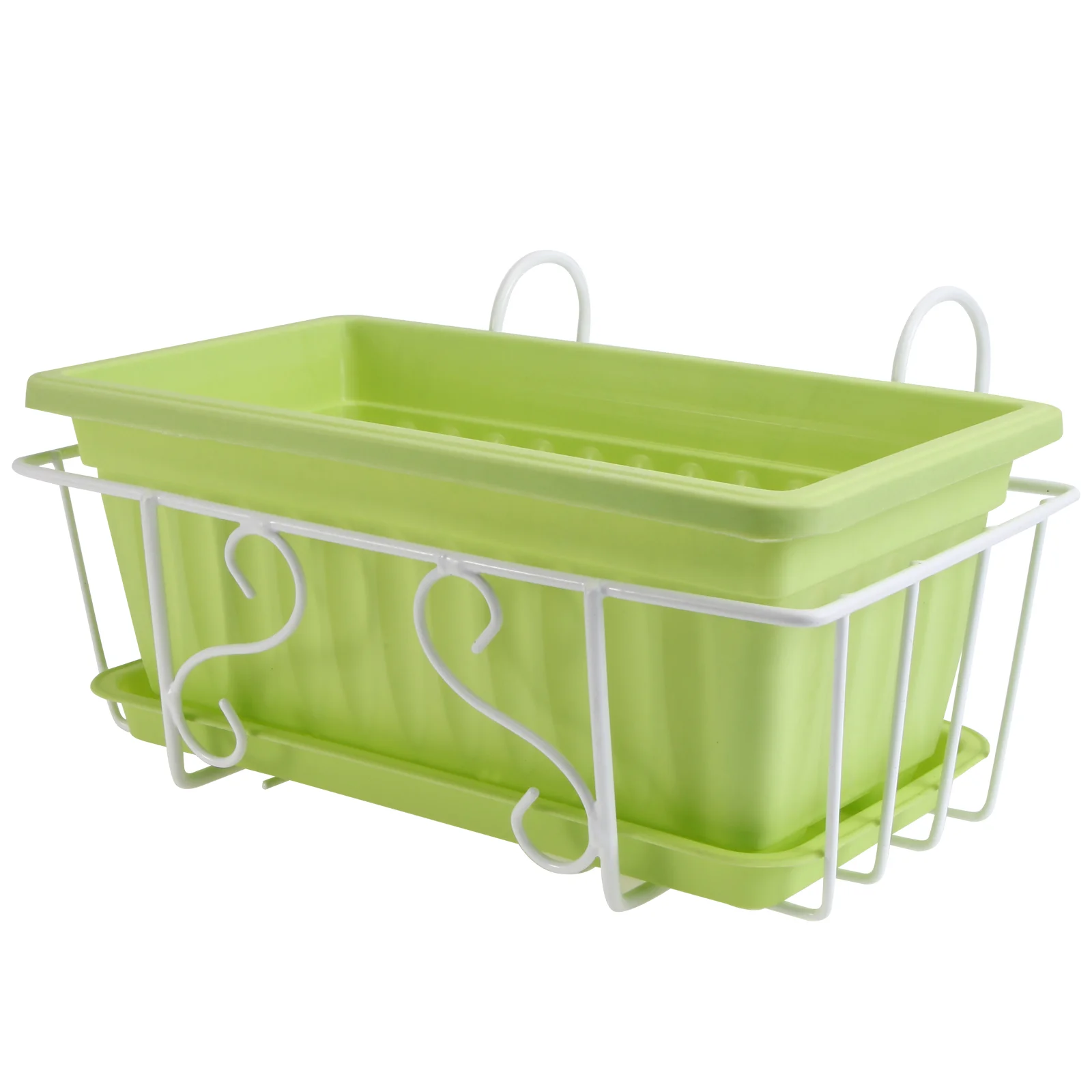 

Vegetable Pot Garden Decoration Flower Container Plant Trays Flowerpot Rack Track Support Iron Plastic Stand Supply