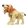 Animals Figures Fox Kangaroo Giraffe Figure Model Building Blocks Kits Toys For Children Wild Animal Kids Gifts 6